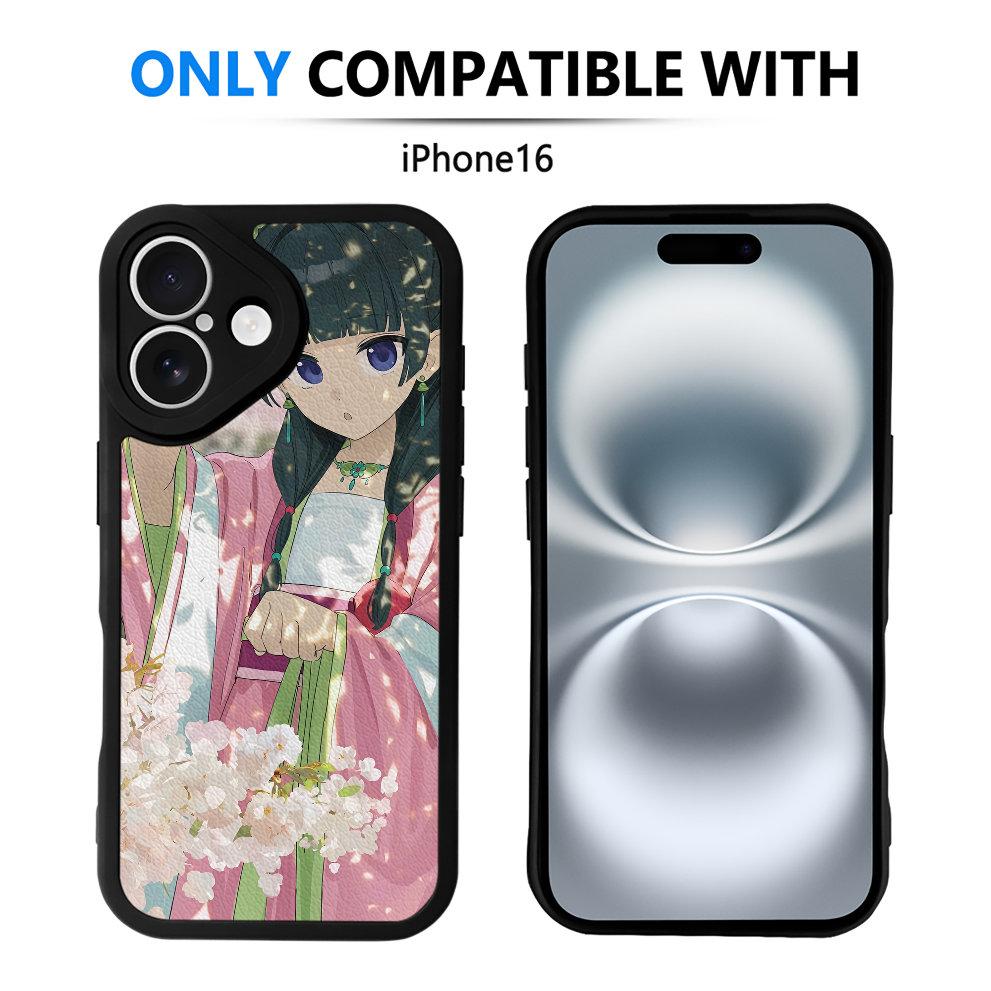 薬屋のひとりごと The Apothecary Diaries 【iPhone 16シリーズ対応】シリコンスマホケース（レザー調） 材質：シリコン
